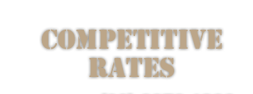 Competetive Rates